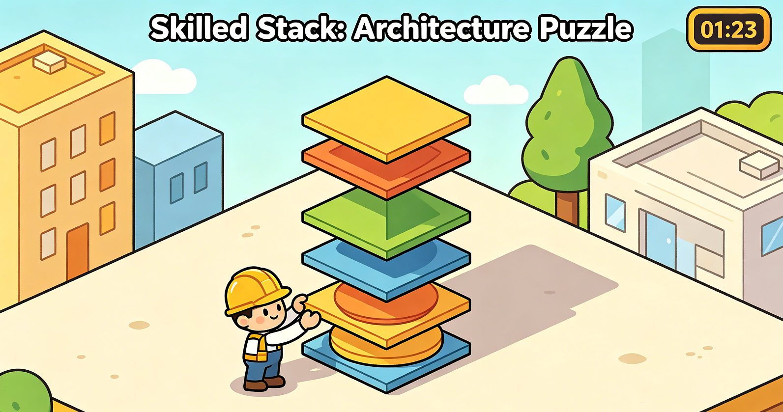 Skilled Stack: Architecture Puzzle - Image 2
